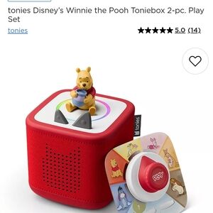 Tonies Winnie the Pooh Audio Play Set - Red